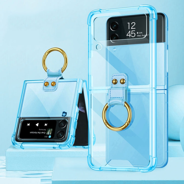 For Samsung Galaxy Z Flip4 GKK Airbag Protective Phone Case with Ring