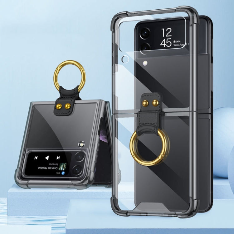 For Samsung Galaxy Z Flip4 GKK Airbag Protective Phone Case with Ring