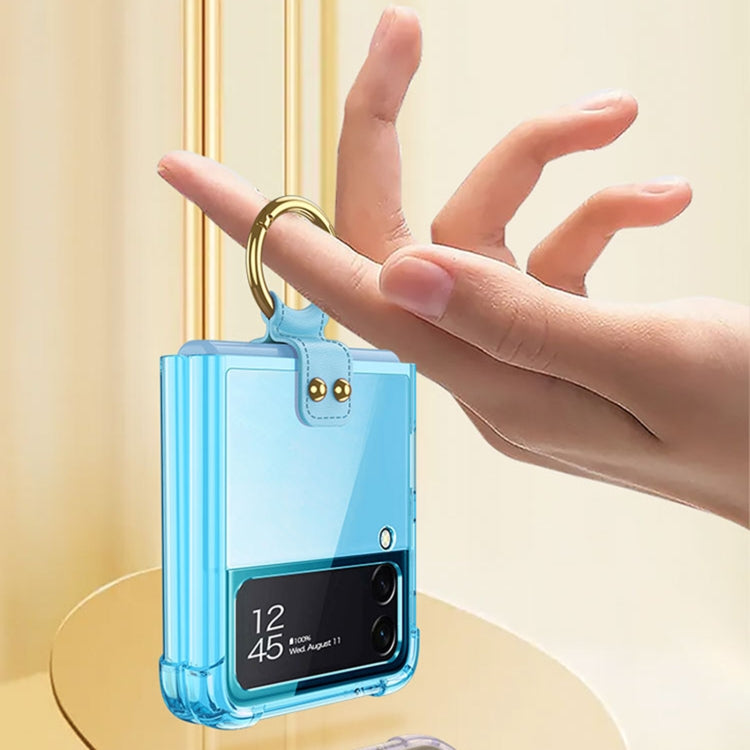 For Samsung Galaxy Z Flip4 GKK Airbag Protective Phone Case with Ring