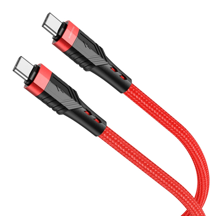 Borofone BU35 Type-C to Type-C Influence 60W Charging Data Cable, Length:1.2m