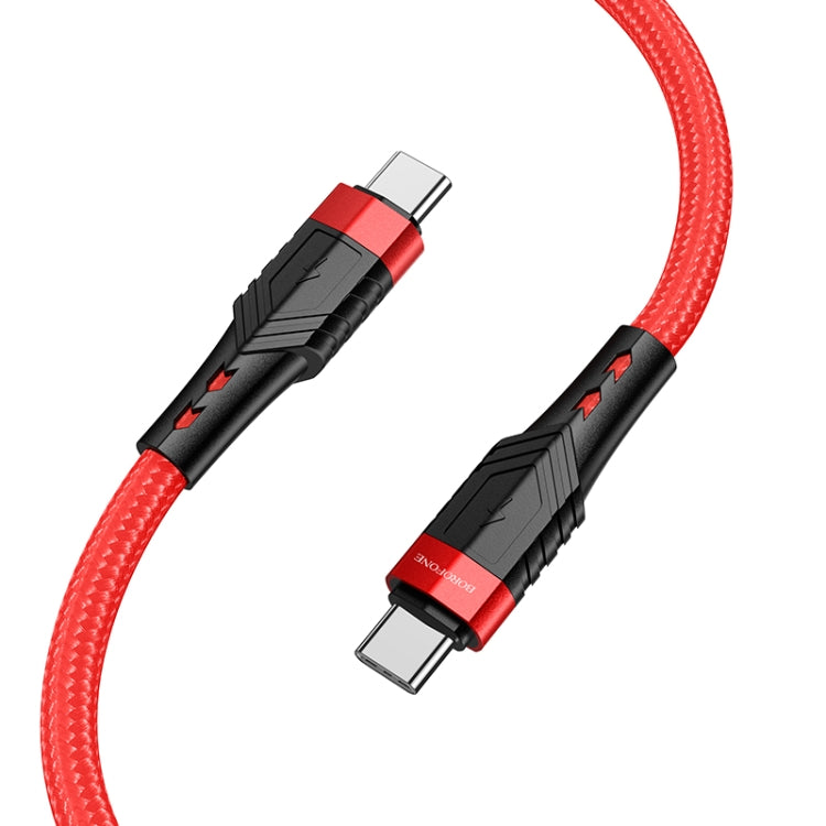Borofone BU35 Type-C to Type-C Influence 60W Charging Data Cable, Length:1.2m