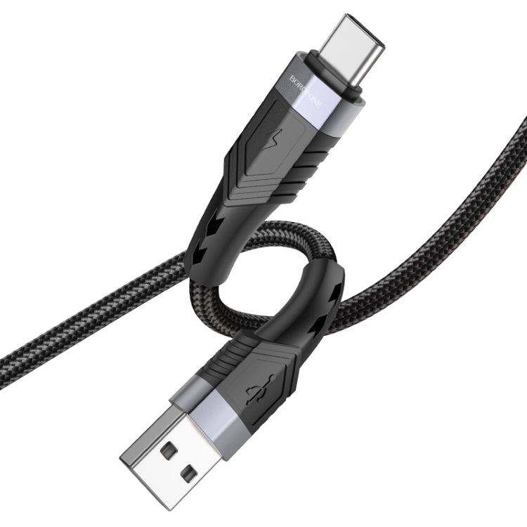 Borofone BU35 USB to Type-C Influence Charging Data Cable, Length:1.2m