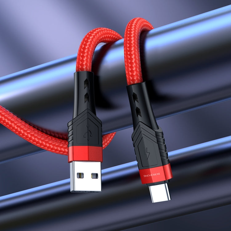 Borofone BU35 USB to Type-C Influence Charging Data Cable, Length:1.2m