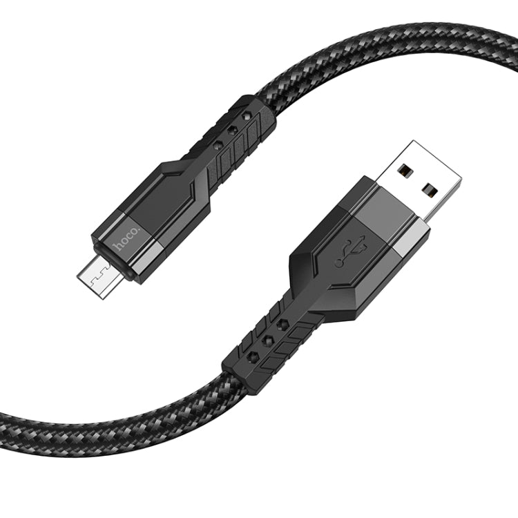 hoco U110 2.4A USB to Micro USB Charging Data Cableï¼ŒLengthï¼š1.2m