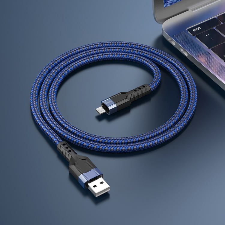 hoco U110 2.4A USB to Micro USB Charging Data Cableï¼ŒLengthï¼š1.2m