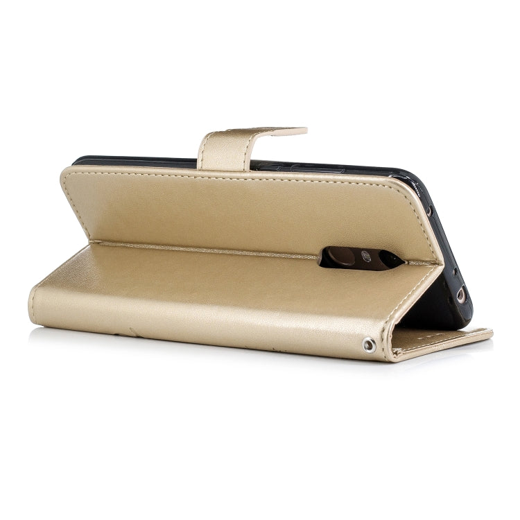 For Xiaomi Redmi 5 Plus Diamond Encrusted Butterflies Love Flowers Pattern Horizontal Flip Leather Case with Holder & Card Slots & Wallet & Lanyard