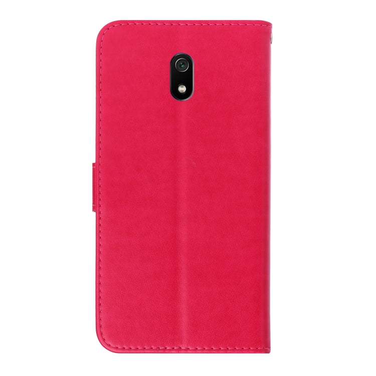 For Xiaomi Redmi 8A Diamond Encrusted Butterflies Love Flowers Pattern Horizontal Flip Leather Case with Holder & Card Slots & Wallet & Lanyard