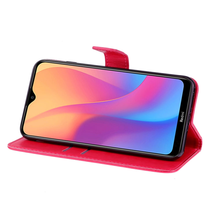 For Xiaomi Redmi 8A Diamond Encrusted Butterflies Love Flowers Pattern Horizontal Flip Leather Case with Holder & Card Slots & Wallet & Lanyard