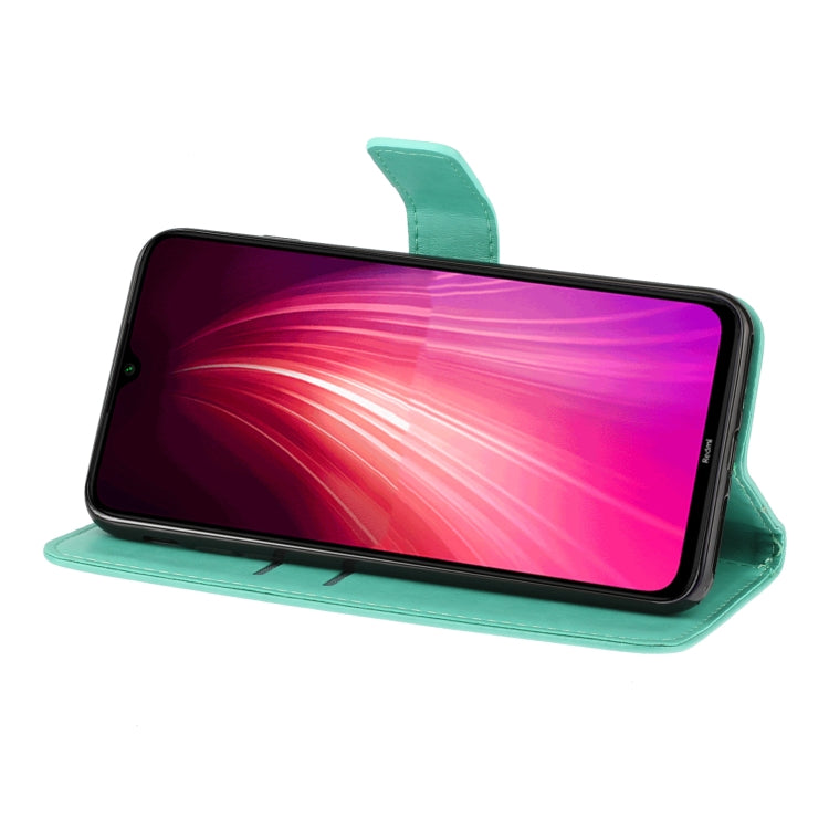 For Xiaomi Redmi Note 8T Diamond Encrusted Butterflies Love Flowers Pattern Horizontal Flip Leather Case with Holder & Card Slots & Wallet & Lanyard