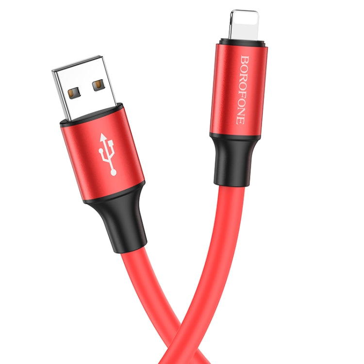 Borofone BX82 USB to 8 Pin Bountiful Charging Data Cable, Length:1m