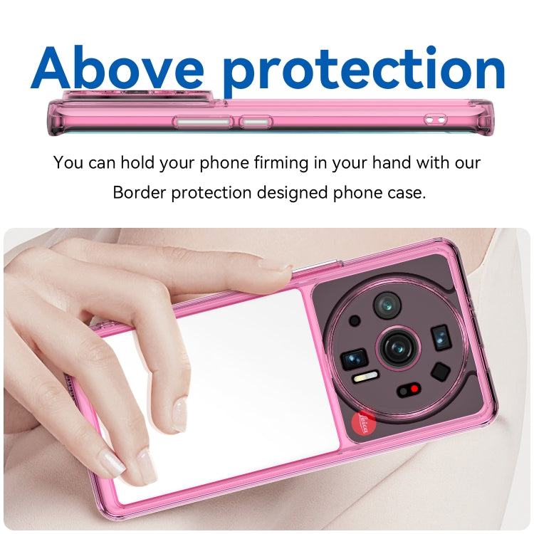 For Xiaomi 12S Ultra Colorful Series Acrylic + TPU Phone Case