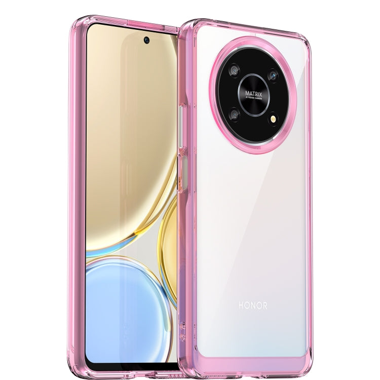 For Honor X9 Colorful Series Acrylic + TPU Phone Case