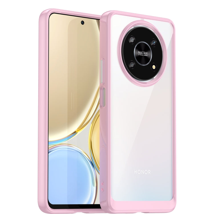 For Honor X9 5G Colorful Series Acrylic + TPU Phone Case