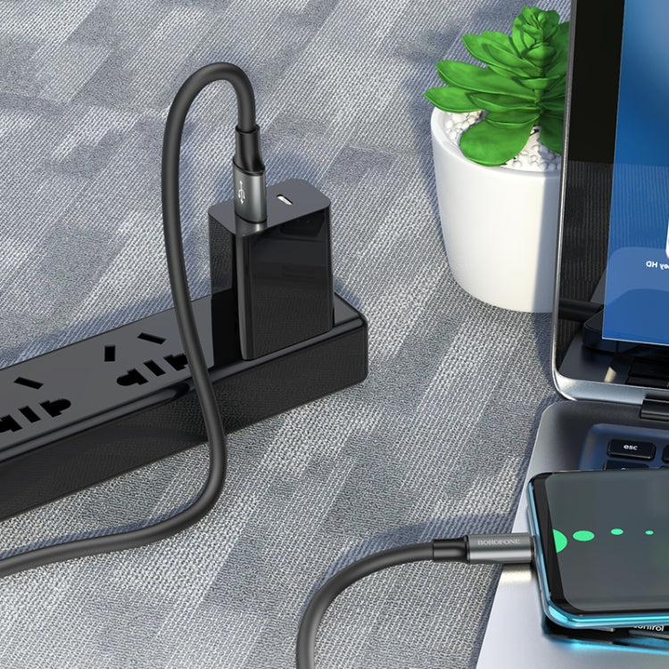 Borofone BX82 USB to Type-C Bountiful Charging Data Cable, Length:1