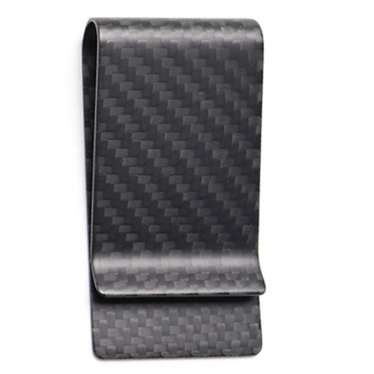 Car Carbon Fiber Card Holder Wallet Credit Card Clip