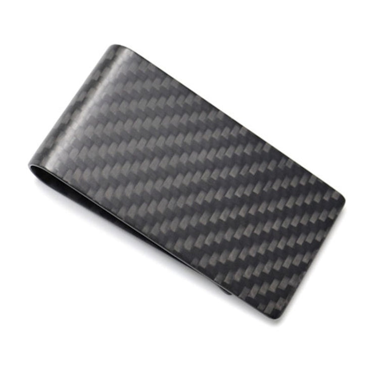 Car Carbon Fiber Card Holder Wallet Credit Card Clip