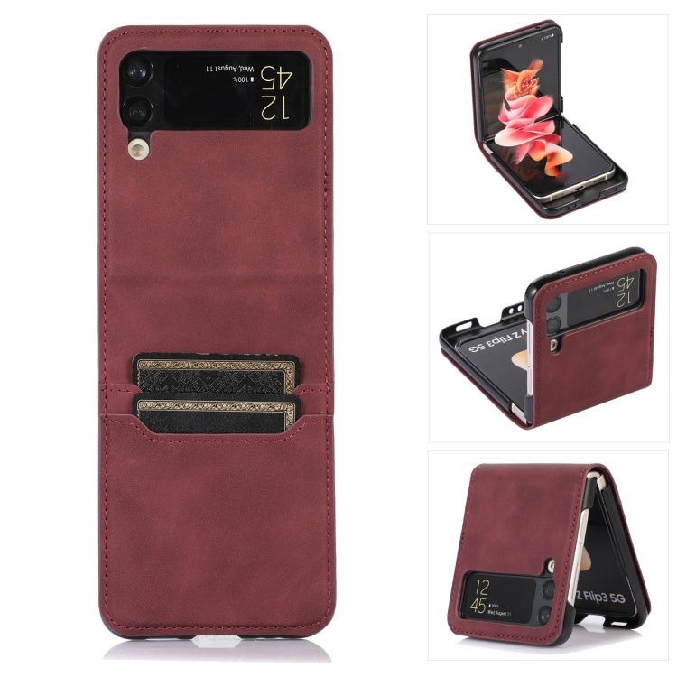 For Samsung Galaxy Z Flip4 Card Slot Leather Phone Case