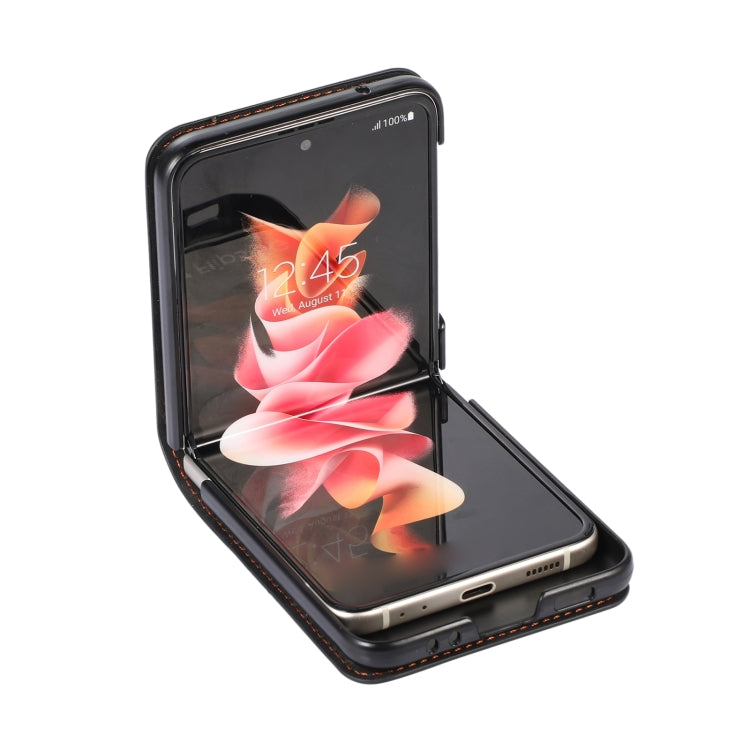 For Samsung Galaxy Z Flip4 Card Slot Leather Phone Case