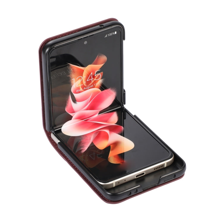 For Samsung Galaxy Z Flip4 Card Slot Leather Phone Case
