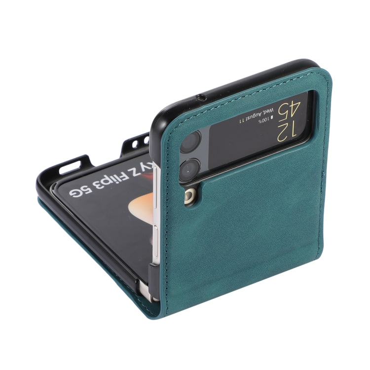 For Samsung Galaxy Z Flip4 Card Slot Leather Phone Case