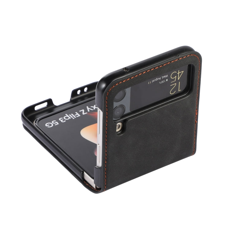 For Samsung Galaxy Z Flip3 5G Card Slot Leather Phone Case