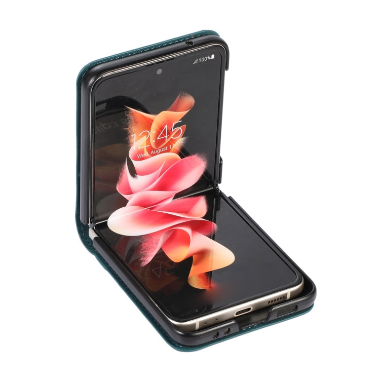 For Samsung Galaxy Z Flip3 5G Card Slot Leather Phone Case