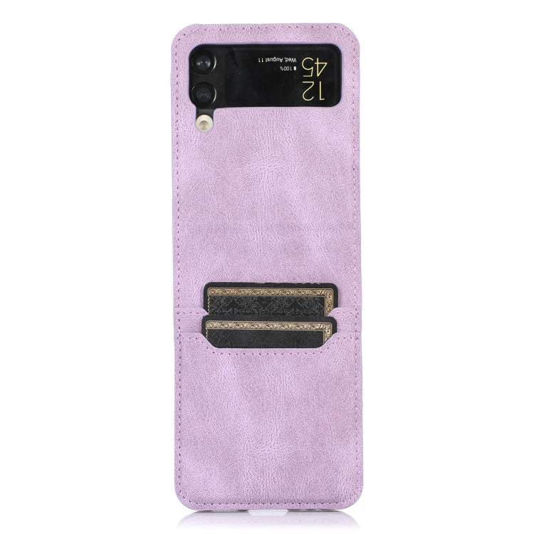 For Samsung Galaxy Z Flip3 5G Card Slot Leather Phone Case