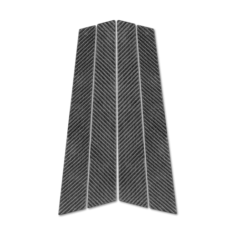 Car Carbon Fiber B-pillar Decorative Sticker for Porsche Panamera 2010-2016, Left and Right Drive