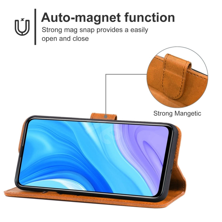 For Huawei P Smart Pro Leather Phone Case