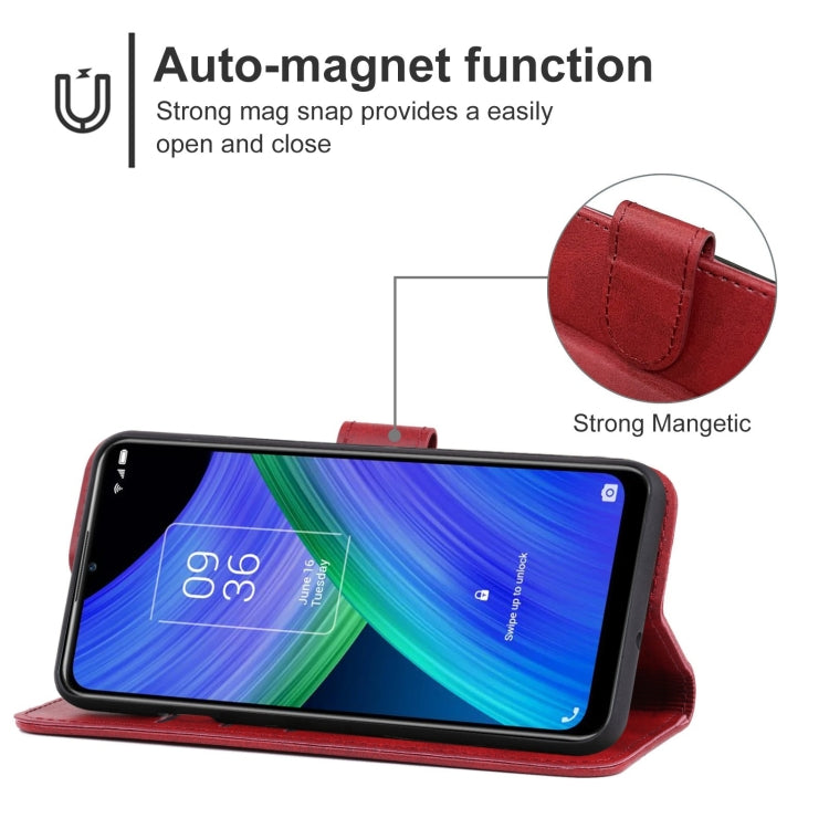 For TCL 20 R 5G Leather Phone Case