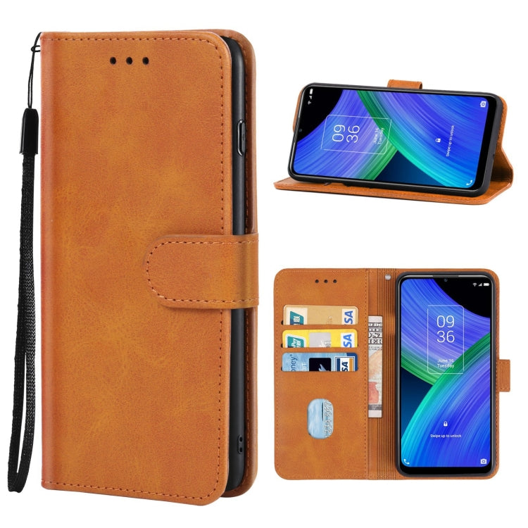 For TCL 20 R 5G Leather Phone Case