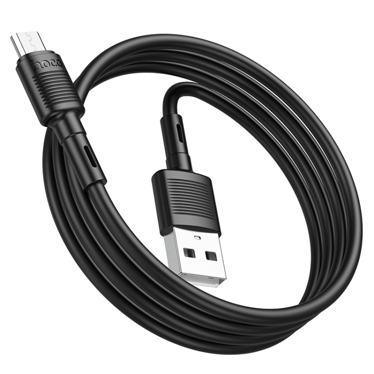 hoco X83 2.4A USB to Micro USB Victory Charging Data Cableï¼ŒLengthï¼š1m