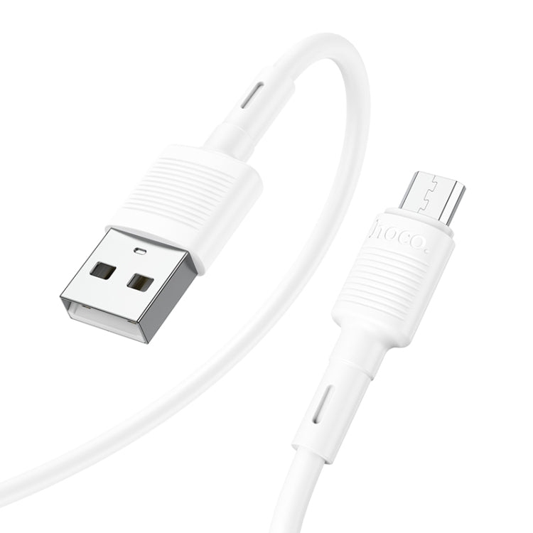 hoco X83 2.4A USB to Micro USB Victory Charging Data Cableï¼ŒLengthï¼š1m