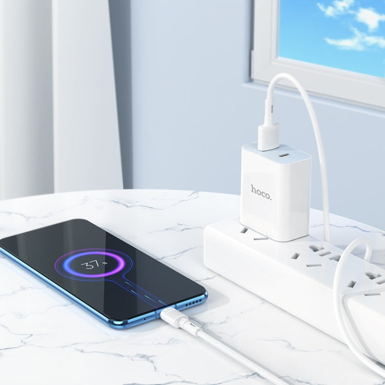 hoco X83 2.4A USB to Micro USB Victory Charging Data Cableï¼ŒLengthï¼š1m