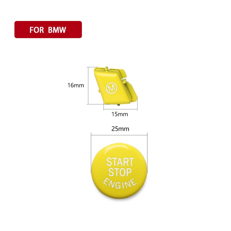 Car Sports Steering Wheel M Mode Switch-Button and E Chassis Button Cover Trim for BMW 3 Series E90