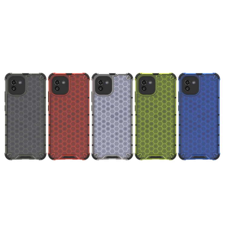 For Samsung Galaxy A03 EU Version Honeycomb PC + TPU Phone Case