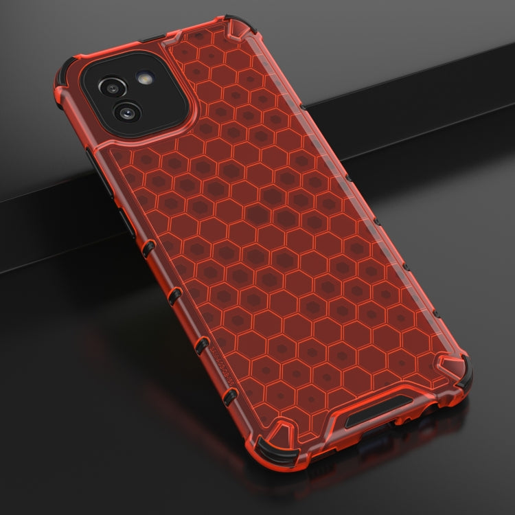 For Samsung Galaxy A03 EU Version Honeycomb PC + TPU Phone Case