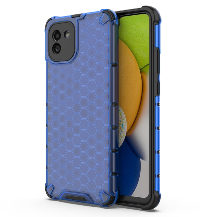 For Samsung Galaxy A03 EU Version Honeycomb PC + TPU Phone Case