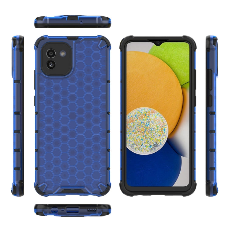 For Samsung Galaxy A03 EU Version Honeycomb PC + TPU Phone Case
