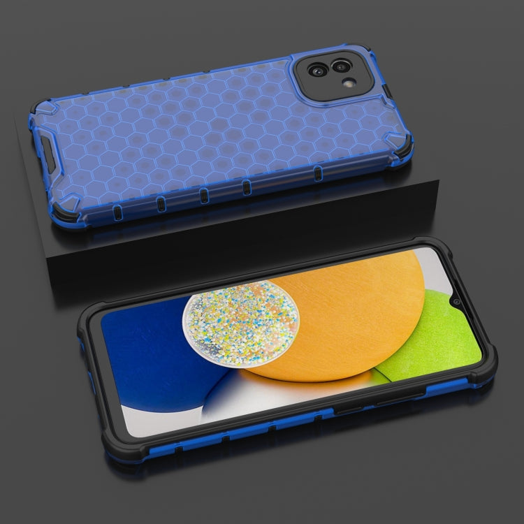For Samsung Galaxy A03 EU Version Honeycomb PC + TPU Phone Case