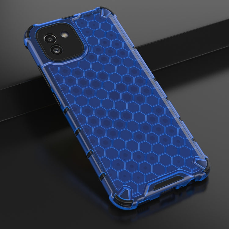 For Samsung Galaxy A03 EU Version Honeycomb PC + TPU Phone Case