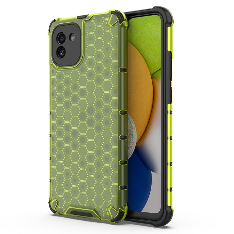 For Samsung Galaxy A03 EU Version Honeycomb PC + TPU Phone Case
