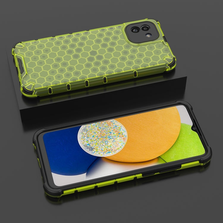 For Samsung Galaxy A03 EU Version Honeycomb PC + TPU Phone Case