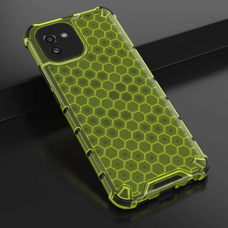For Samsung Galaxy A03 EU Version Honeycomb PC + TPU Phone Case
