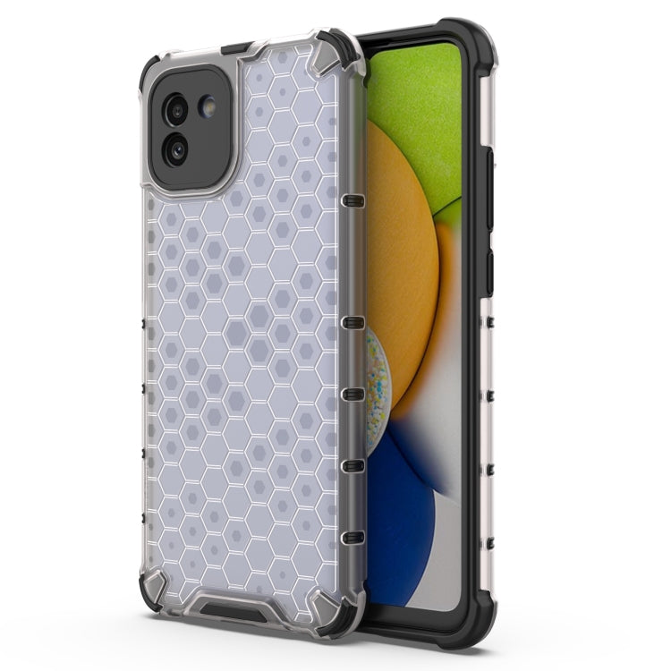 For Samsung Galaxy A03 EU Version Honeycomb PC + TPU Phone Case