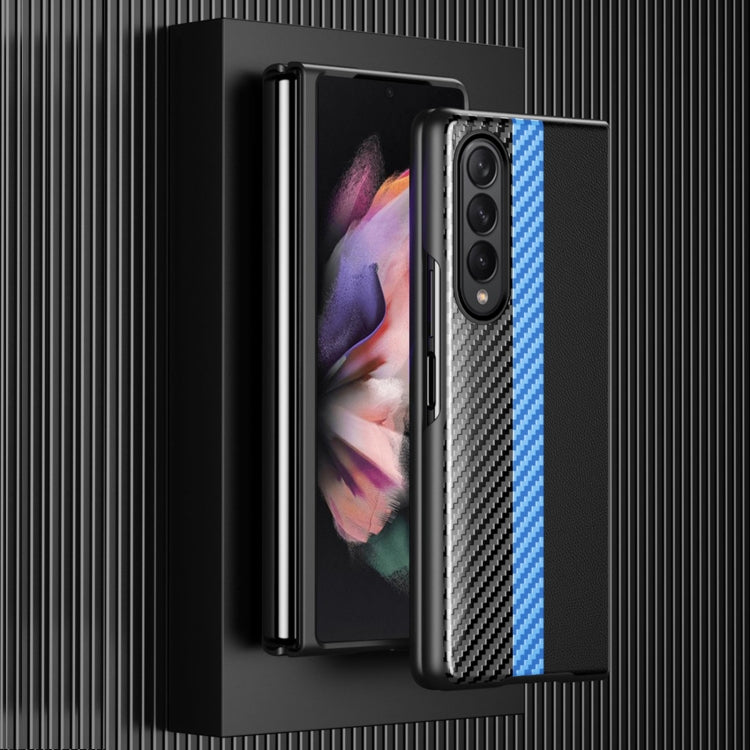 For Samsung Galaxy Z Fold4 Contrast Color Four Corners All Inclusive Phone Case