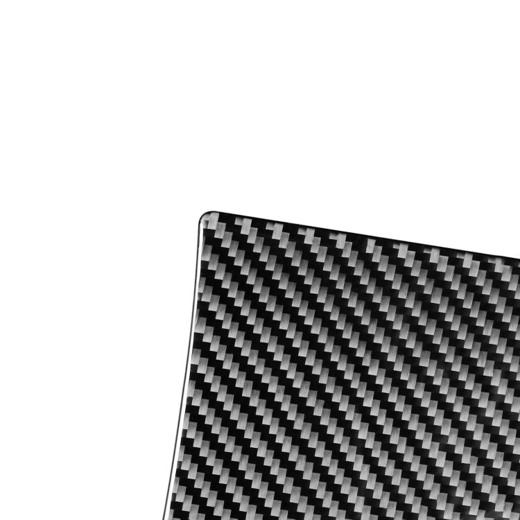 Car Carbon Fiber Rear Armrest Box Panel Decorative Sticker for Porsche Panamera 2010-2016, Left and Right Drive