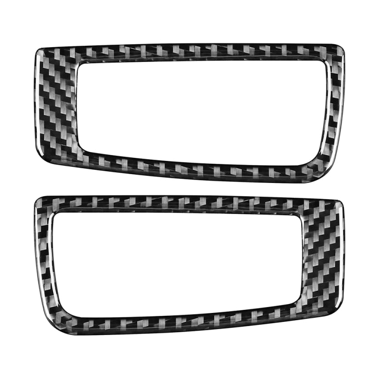 Car Carbon Fiber Rear Reading Light Decorative Sticker for Porsche Panamera 2010-2016, Left and Right Drive