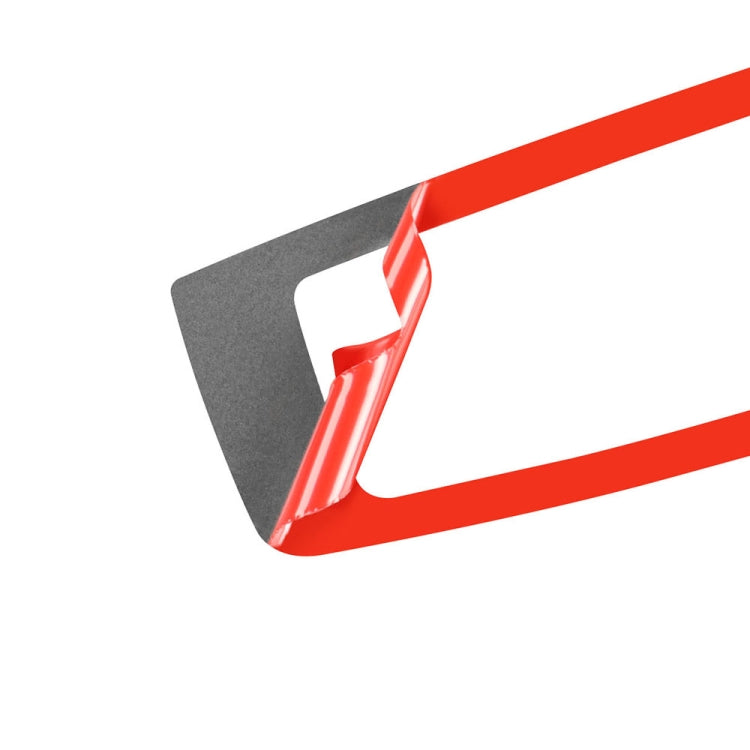 Car Carbon Fiber Rear Reading Light Decorative Sticker for Porsche Panamera 2010-2016, Left and Right Drive