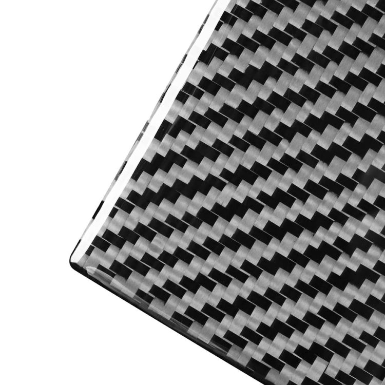 Car Carbon Fiber Rear Seat Adjustment Panel Decorative Sticker for Porsche Panamera 2010-2016, Left and Right Drive